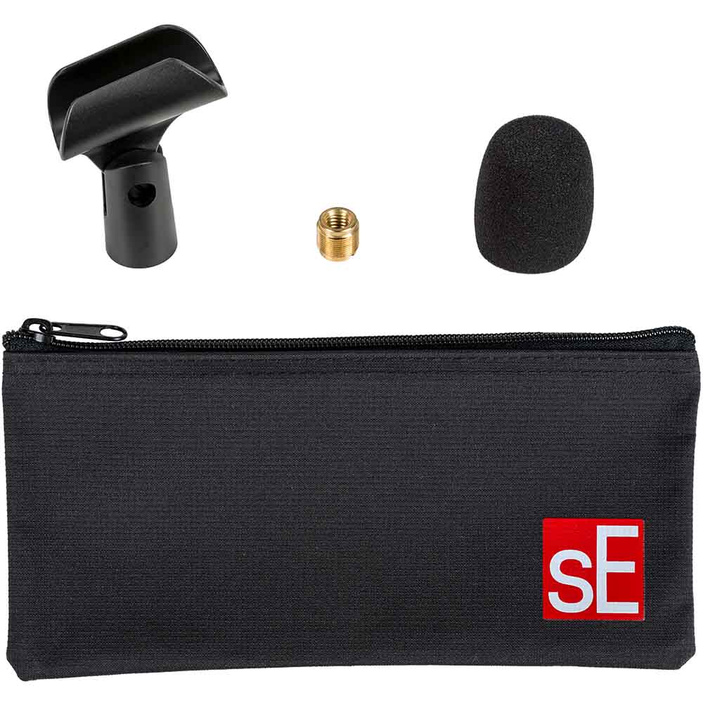 Se V7 Black Dynamic Vocal Mic